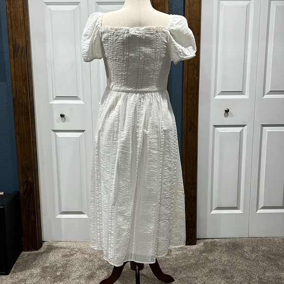 The loft white midi sundress. - Picture 4 of 8
